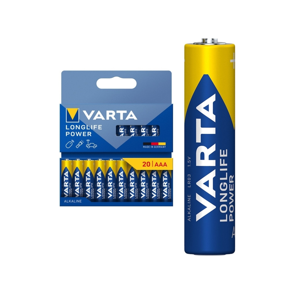 Produktbild för Varta 04903 121 720, Engångsbatteri, LR03, Alkalisk, 1,5 V,...