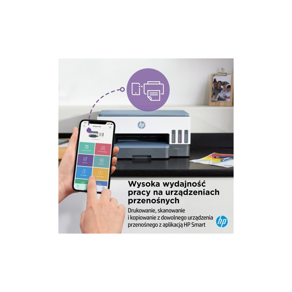Produktbild för HP Smart Tank 725 All-in-One