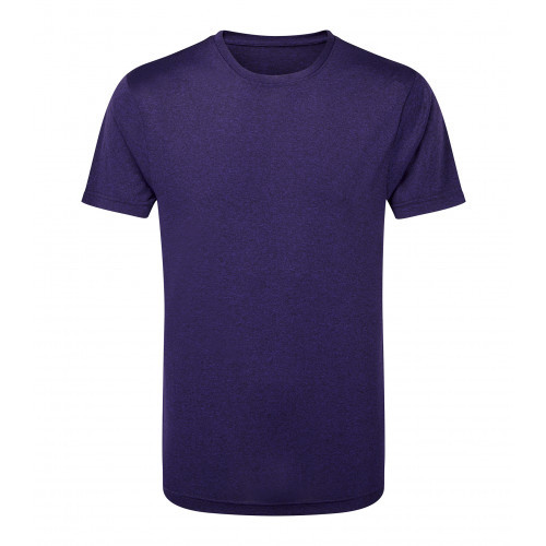 Tri Dri TriDri® performance t-shirt Purple/BlackMelange