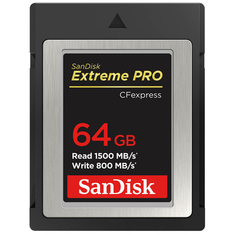 Produktbild för Cfexpress Extreme PRO 64GB 1500MB/s 800MB/s