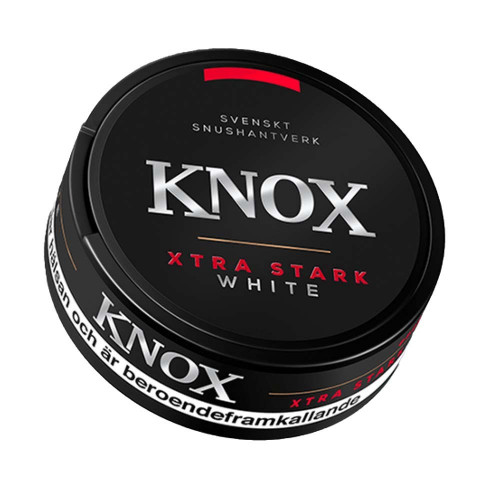 Knox Xtra Stark White portionssnus 10-pack