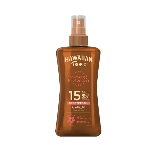 Hawaiian Tropic Protective Dry Spray Oil Spf15 200 ml