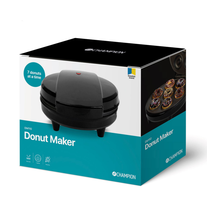 Produktbild för Donut Maker 7 Munkar 700W DM110 Svart