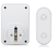 Miniatyr av produktbild för Trådlös dörrklocka Plug-in 230V