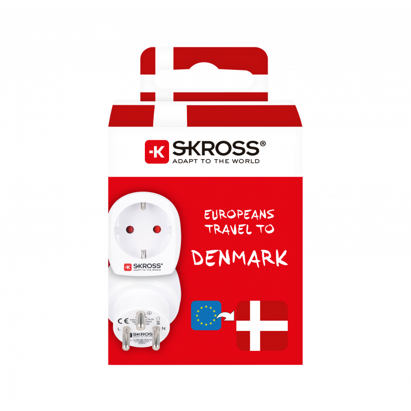 Produktbild för El-Adapter Europa -> Danmark