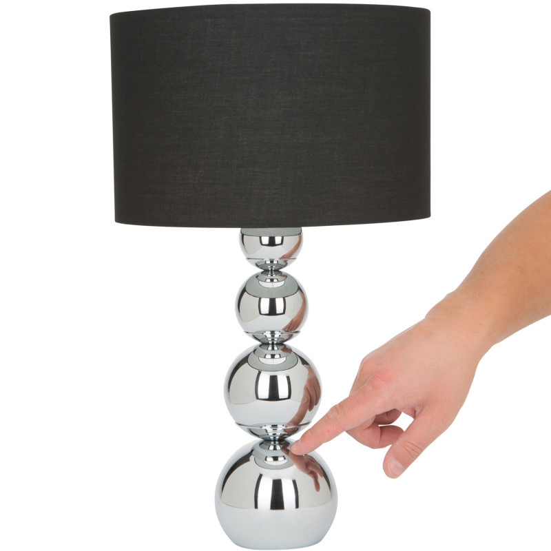 Produktbild för Bordslampa touch & dim L Svart