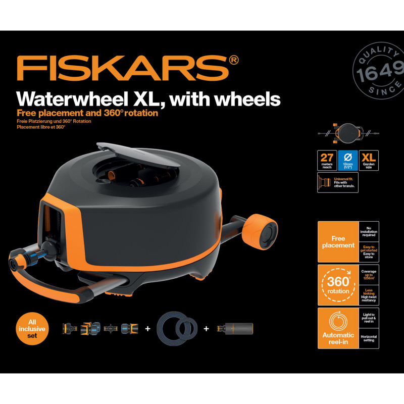 Produktbild för Waterwheel Automatic XL m.hjul