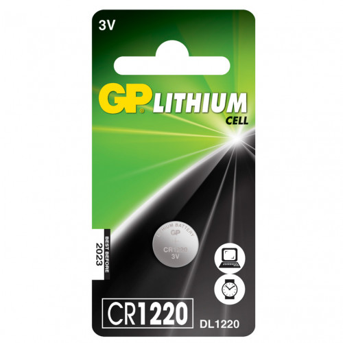 GP CR1220   3V  35mAh Lithium