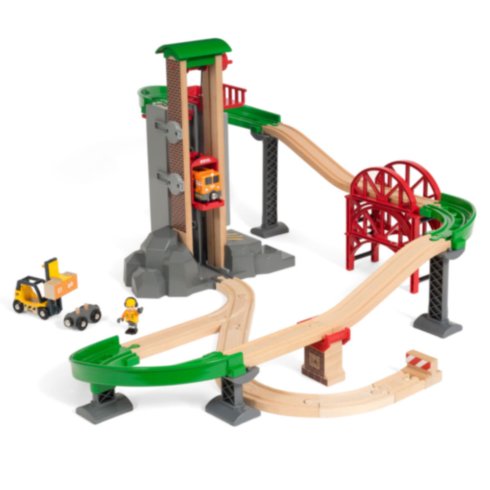Produktbild för 33887 Set med hisschakt & bro.