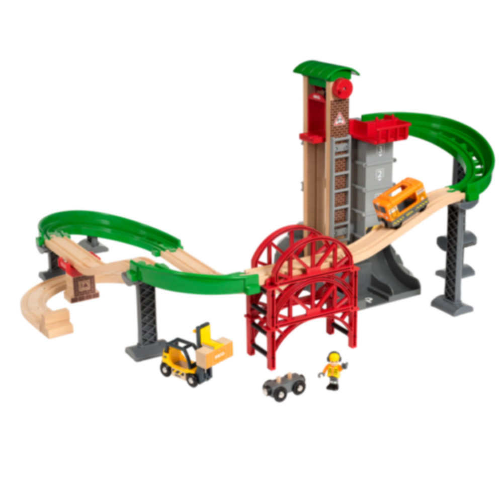 Produktbild för 33887 Set med hisschakt & bro.