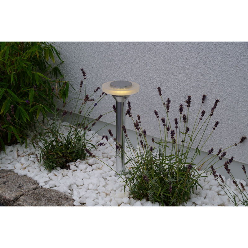 Produktbild för Ellips trädgårdslampa Aluminium