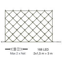 Miniatyr av produktbild för Net Ljusnät 2x1,5m med 168 ljuspunkter