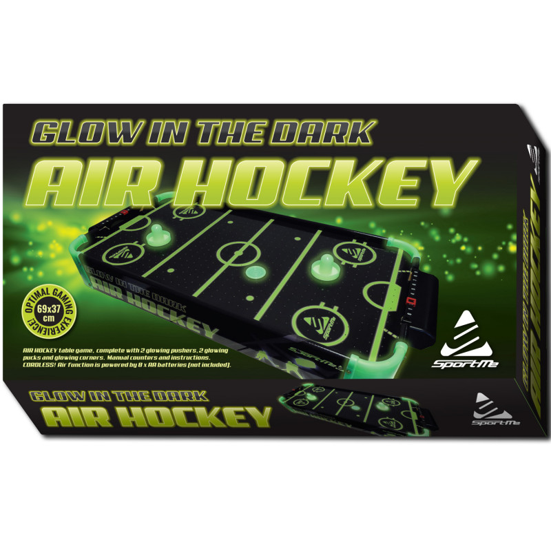 Produktbild för Airhockey spel Glow in the Dark