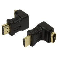 Miniatyr av produktbild för Vinklad HDMI-adapter Ha -> ho