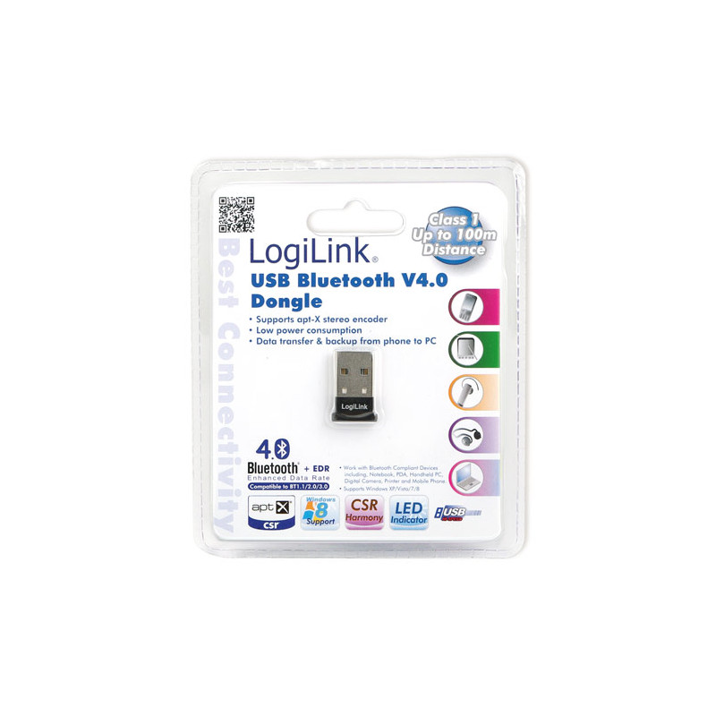 Produktbild för USB-adapter Bluetooth 4.0 100m
