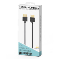Miniatyr av produktbild för HDMI-kabel Ha-Ha SLIM 1.0m