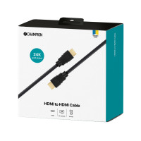 Miniatyr av produktbild för HDMI-kabel Ha-Ha Svart 10.0m
