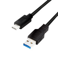 Produktbild för USB-A - USB-C-kabel USB 3.2 Gen1 15W 0,5m