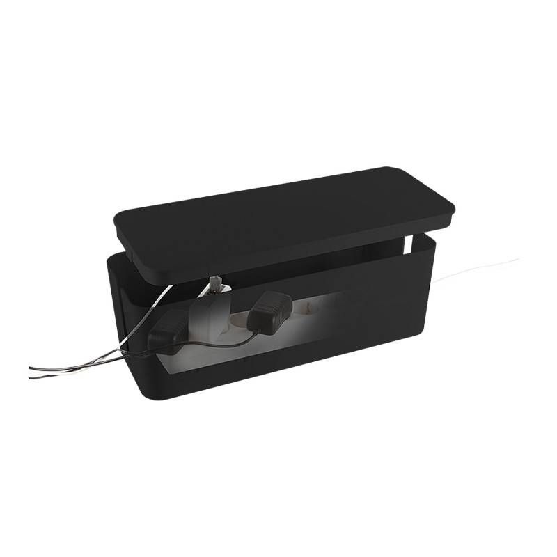 Produktbild för Cable box - Kabelgömma L Svart