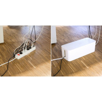 Miniatyr av produktbild för Cable box - Kabelgömma L Vit
