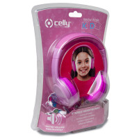 Miniatyr av produktbild för KidsBeat Hörlurar max 85dB Rosa