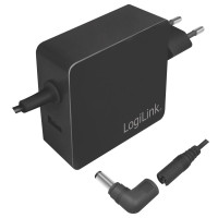 Miniatyr av produktbild för Laptop-strömadapter + USB-laddning 70W