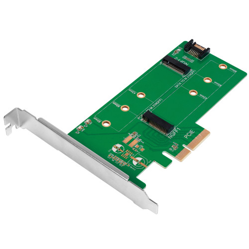 LogiLink PCI-Express -> 2x M.2 SSD + 1x