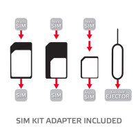 Miniatyr av produktbild för SIM-kit SIM-kortsadaptrar 3-pack