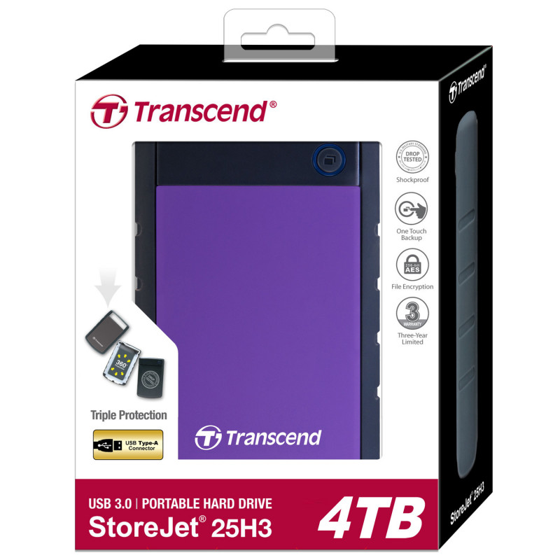Produktbild för HDD StoreJet 2.5   4TB USB3.0