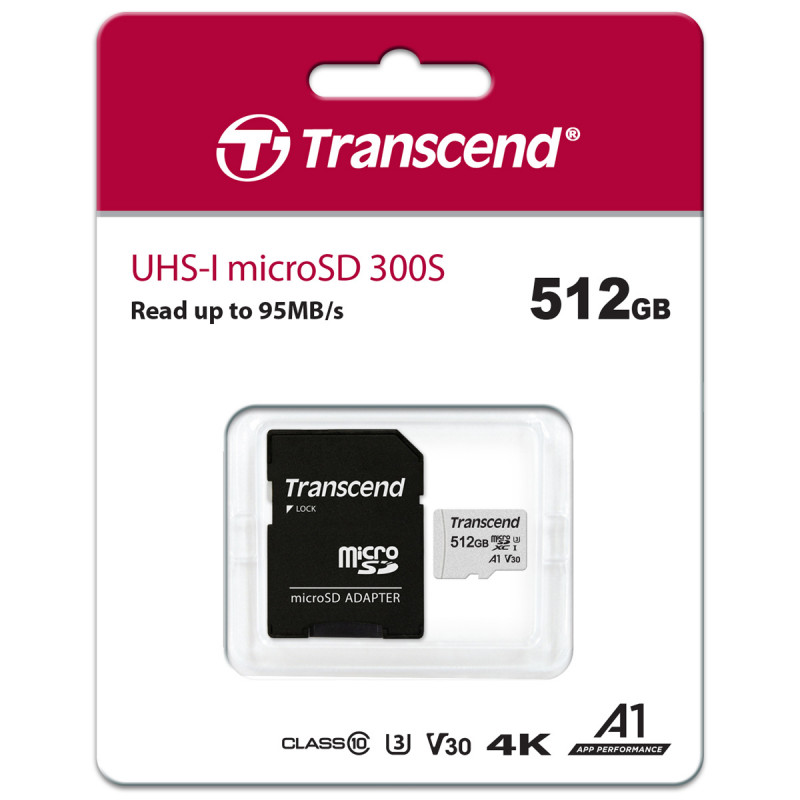 Produktbild för microSDXC 512GB U3 (R95/W40)
