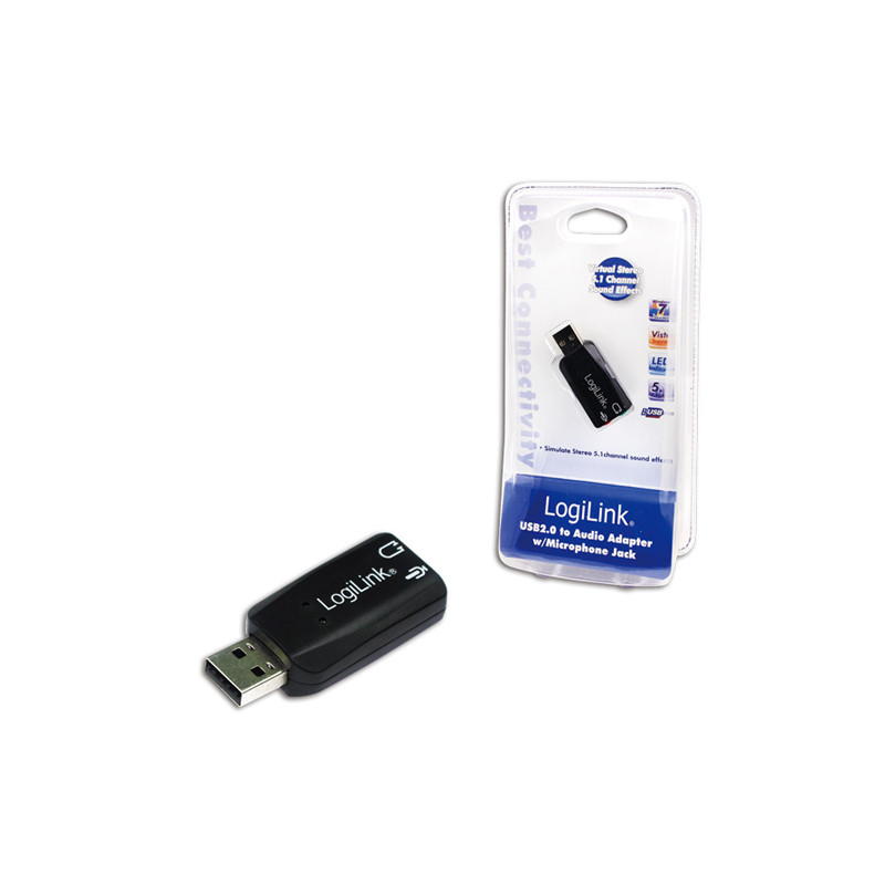 Produktbild för USB-ljudkort Virtuellt 5.1-ljud
