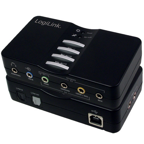 LogiLink USB-ljudkort 7.1-kanals