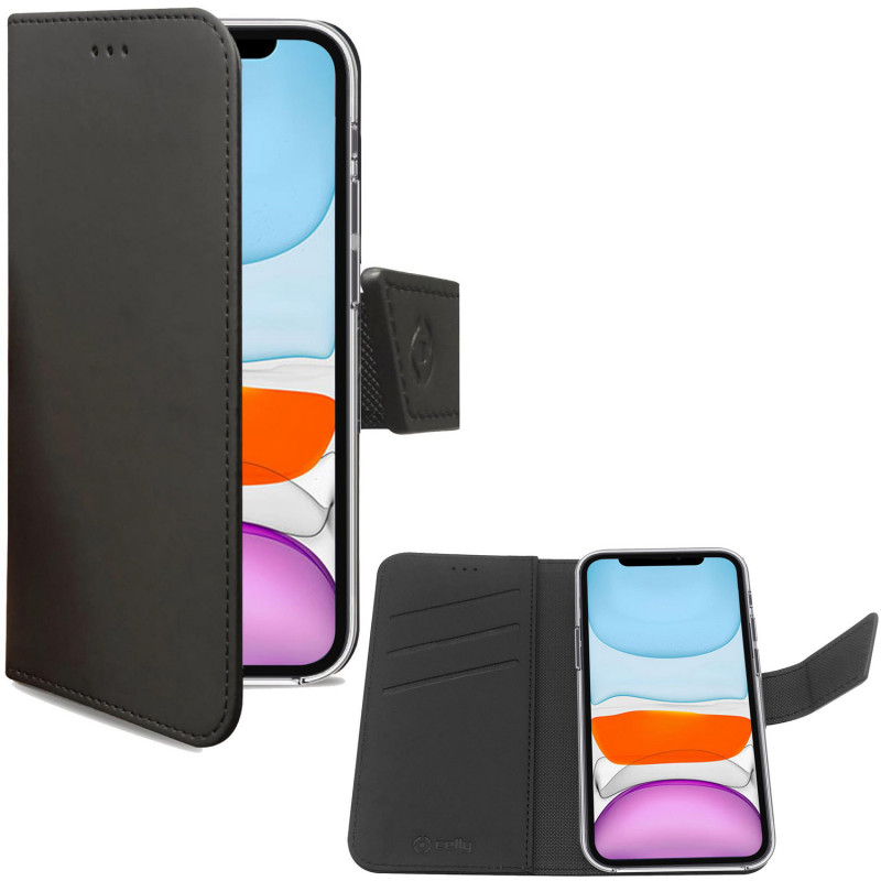 Produktbild för Wallet Case iPhone 11 Svart
