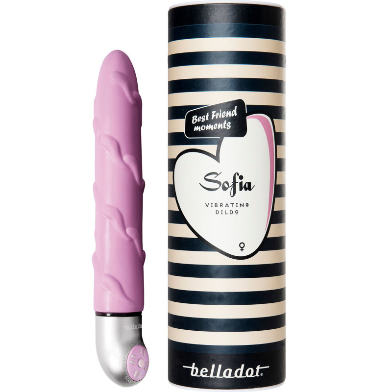 Produktbild för Sofia Vibrating dildo rosa