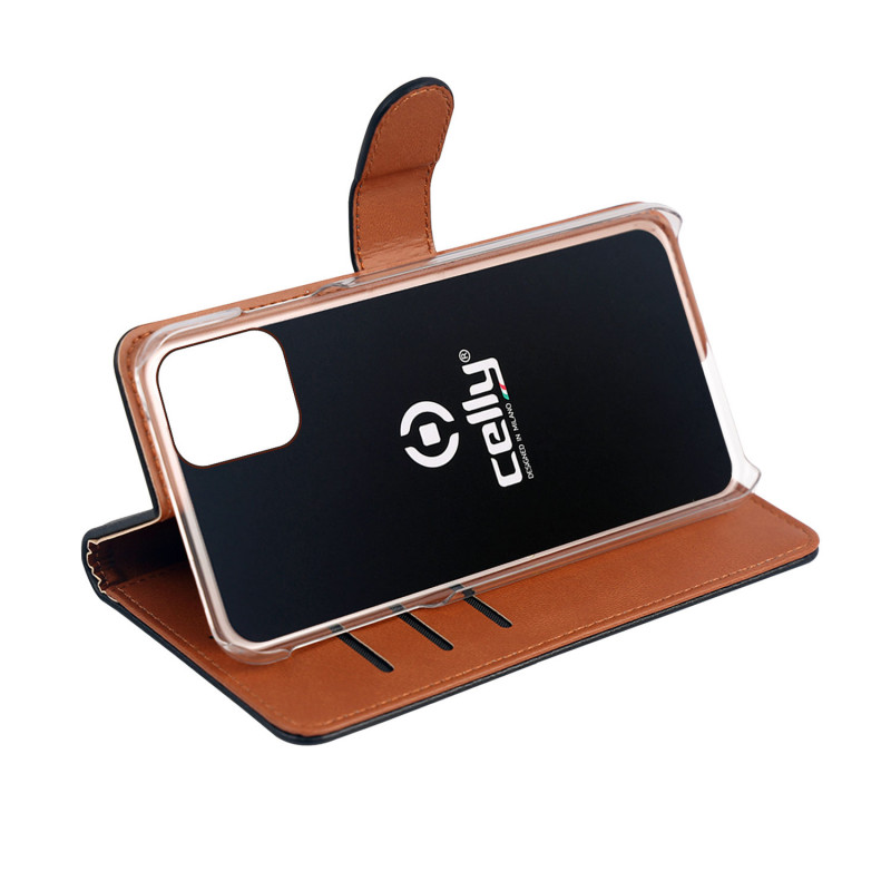 Produktbild för Wallet Case iPhone 12 Mini Svart