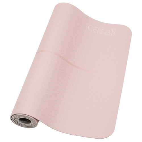 Casall Yoga-matta Position 4mm Lucky pink/grey
