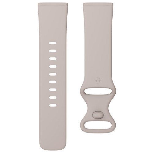 Fitbit Versa 3/4,Sense/Sense 2 Armband Lunar White L