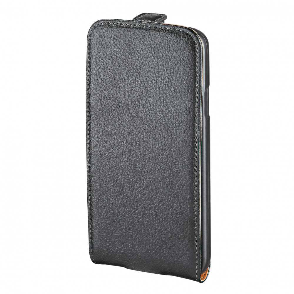 Produktbild för Mobilväska Flip-Front iPhone6 Plus Läder Svart