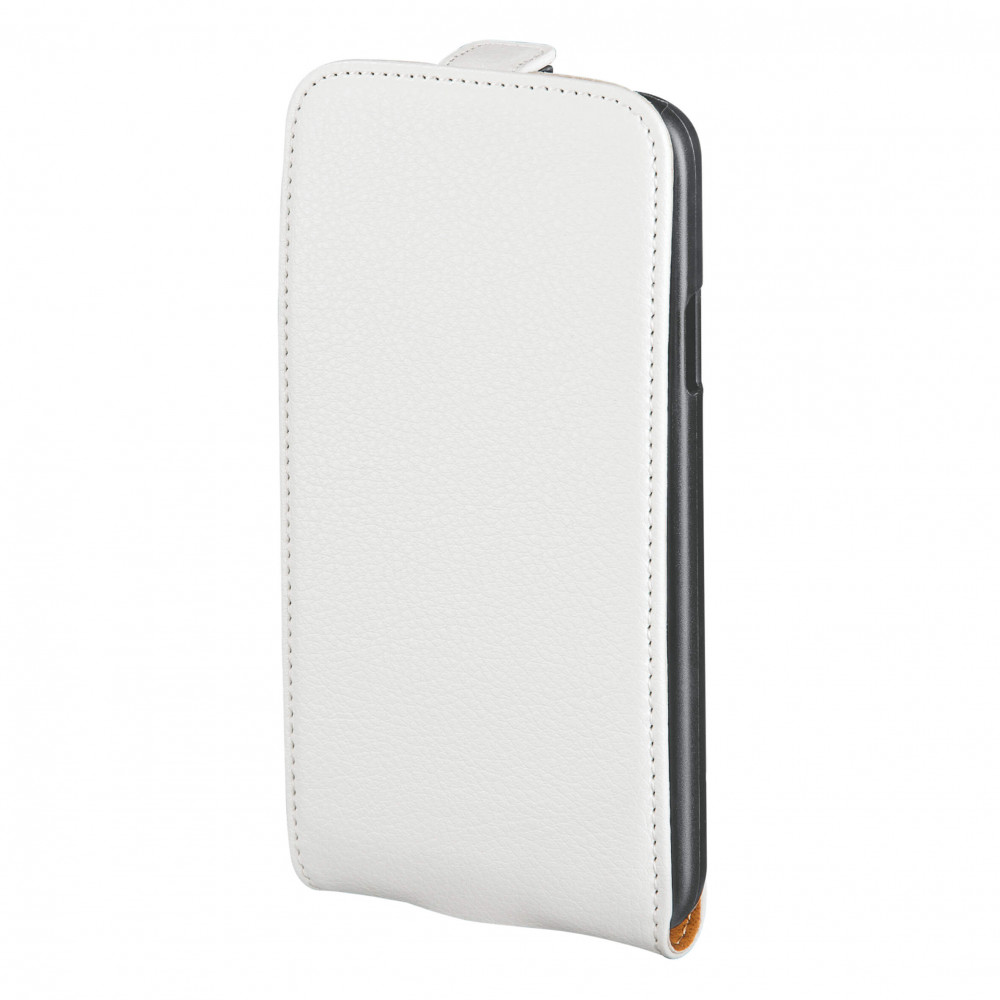 Produktbild för Mobilväska Flip-Front iPhone6 Plus Läder Vit