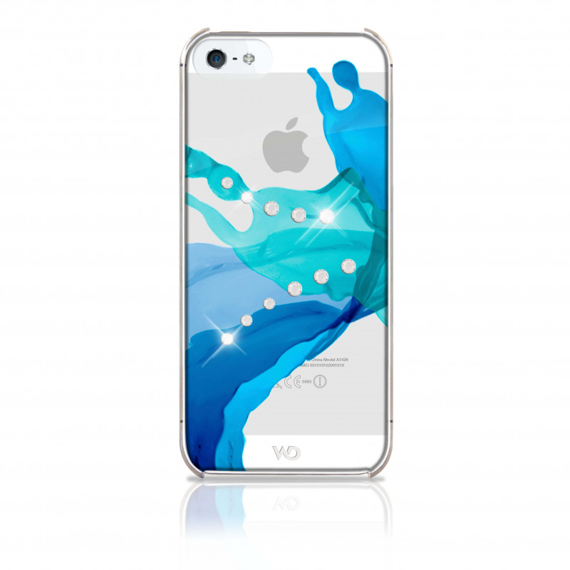 Produktbild för WHITE-DIAMONDS Skal iPhone 5/5s/SE Liquids Blå