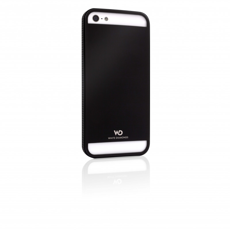 Produktbild för WHITE-DIAMONDS Skal Metal iPhone 5/5s/SE Svart