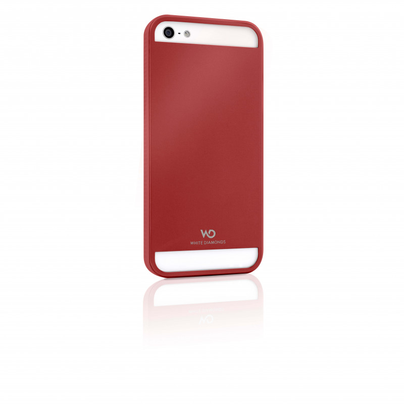 Produktbild för WHITE-DIAMONDS Skal Metal iPhone 5/5s/SE Röd