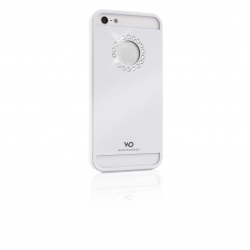 White Diamonds WHITE-DIAMONDS Skal Metal iPhone 5/5s/SE Flower Vit