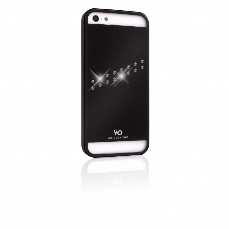 Produktbild för WHITE-DIAMONDS Skal Metal iPhone 5/5s/SE Stream Svart