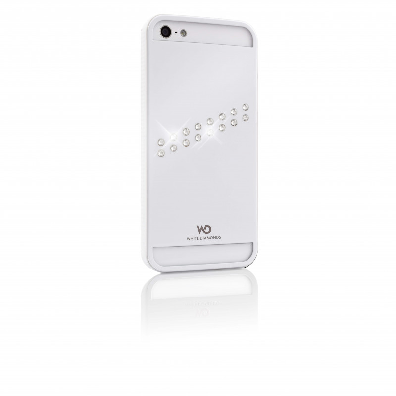 Produktbild för WHITE-DIAMONDS Skal Metal iPhone 5/5s/SE Stream Vit