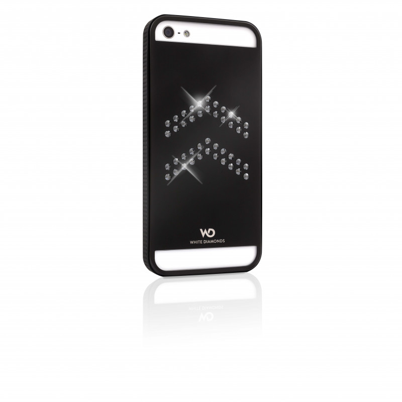 Produktbild för WHITE-DIAMONDS Skal Metal iPhone 5/5s/SE Aviator Svart