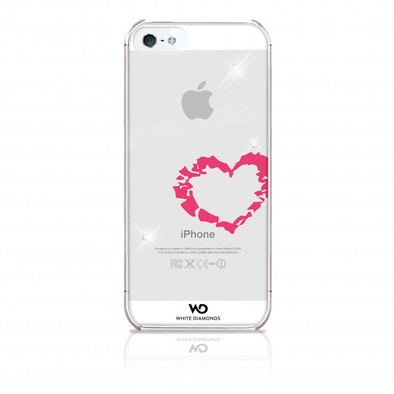 Produktbild för WHITE-DIAMONDS Skal iPhone 5/5s/SE Lipstick Heart