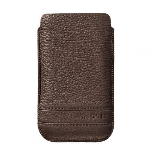 Samsonite Mobile Bag Classic Leather Small Brown
