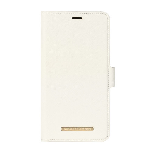 ONSALA COLLECTION Mobilfodral Saffiano White iPhone Xs Max
