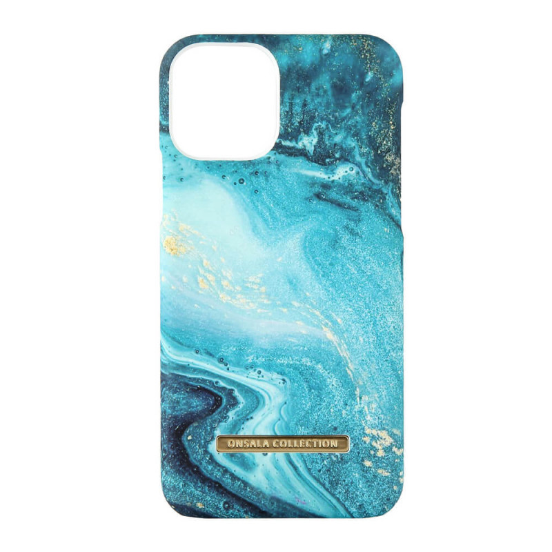 Produktbild för COLLECTION Mobilskal Soft Blue Sea Marble iPhone 11 Pro